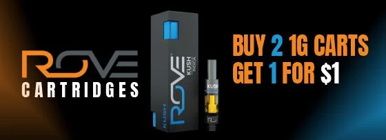 Rove Cartridges - Buy 2 one-gram carts, get one at 1$