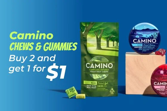 Camino Chews and Gummies - Buy 2 and get 1 for $1