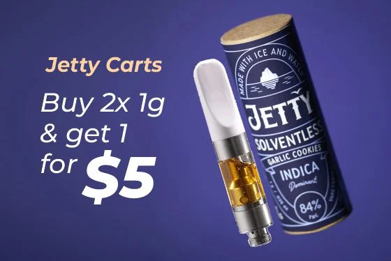 Jetty Carts Buy 2x 1 gram and get 1 for $5