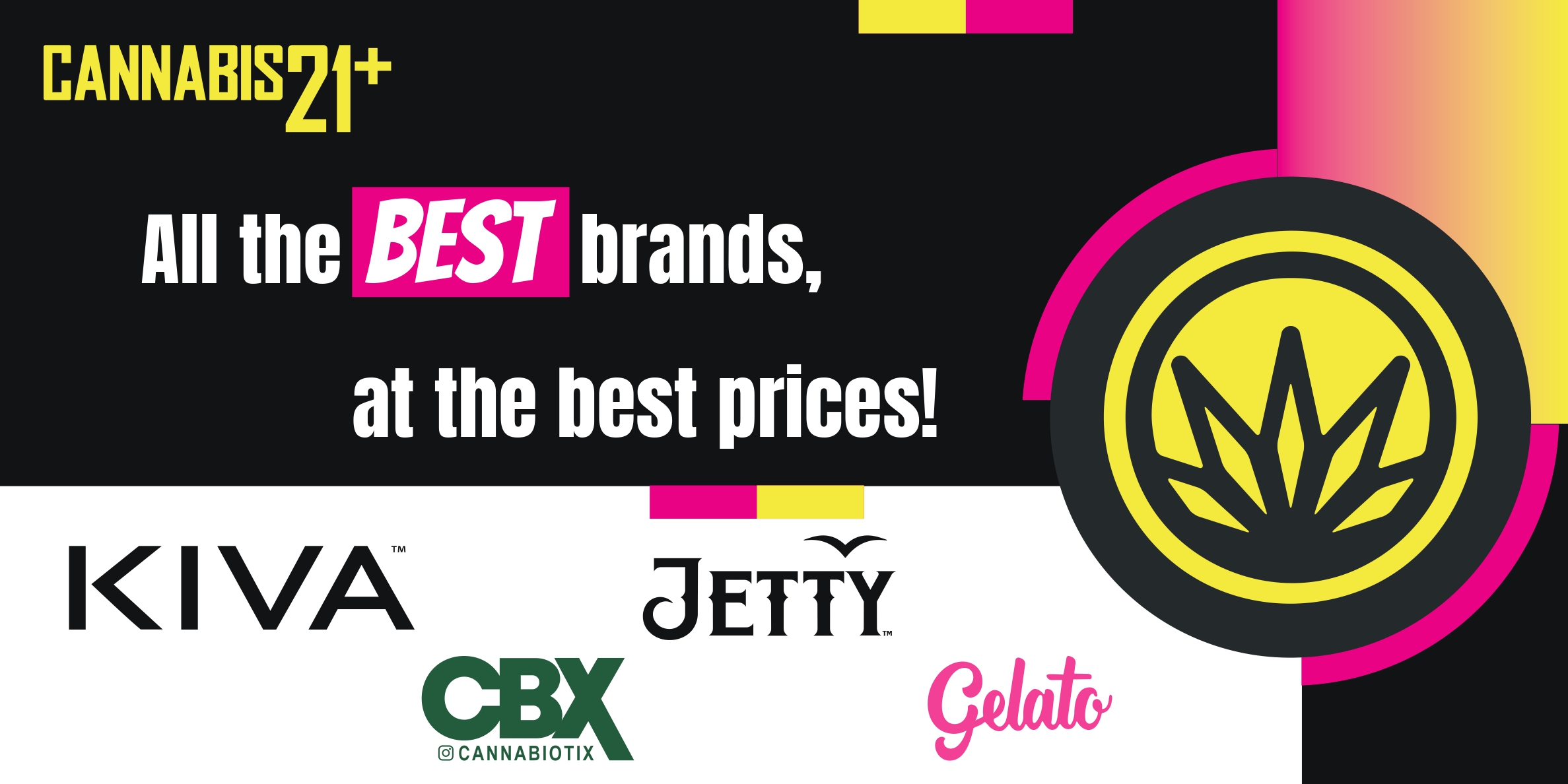 Best Brands, Kiva, CBX, Jetty, Gelato